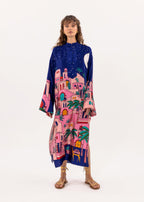 Holiday Satin Fun Maxi Dress