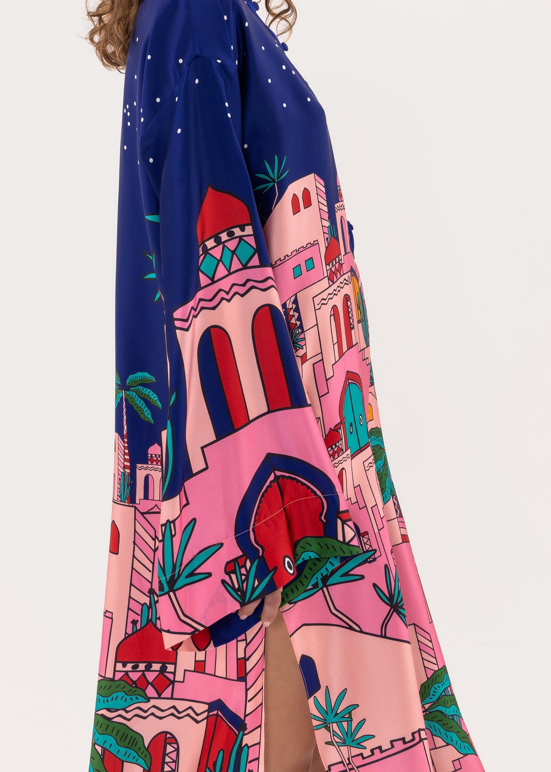 Holiday Satin Fun Maxi Dress