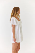 Soft Lace Mini Dress