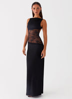 Lace Patchwork Maxi Dress
