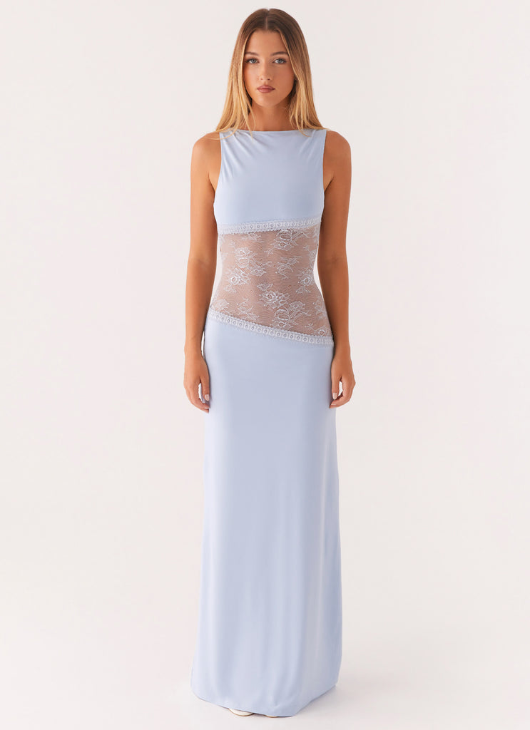 Lace Patchwork Maxi Dress