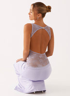 Lace Patchwork Maxi Dress