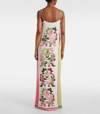 Printed Straps Maxi Dress