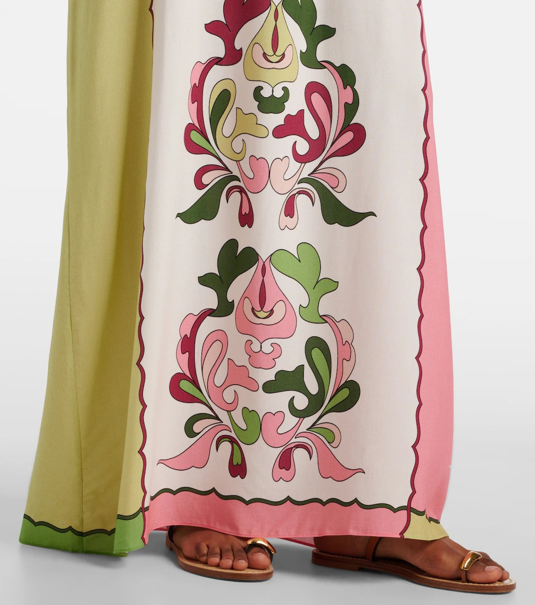 Printed Straps Maxi Dress