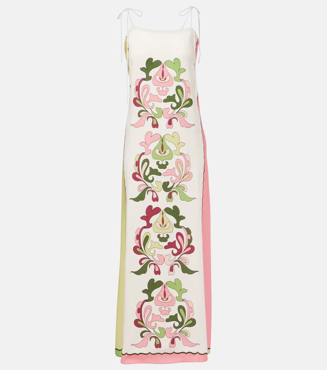 Printed Straps Maxi Dress