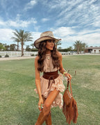 Ruffled Two Piece Set