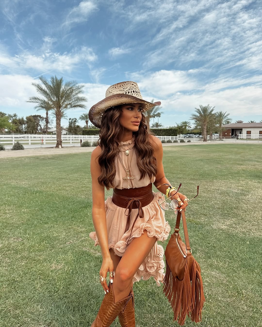 Ruffled Two Piece Set