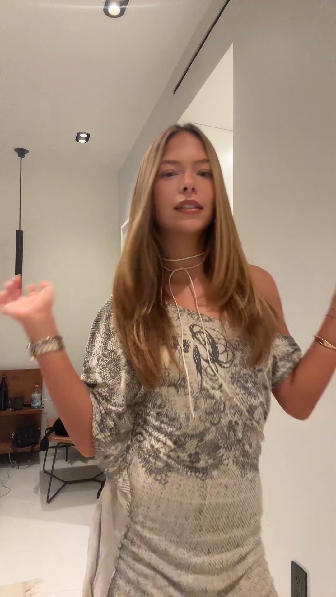 Vintage Newspaper Mini Dress