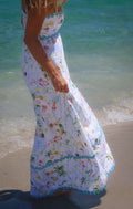 Sea print Maxi Dress