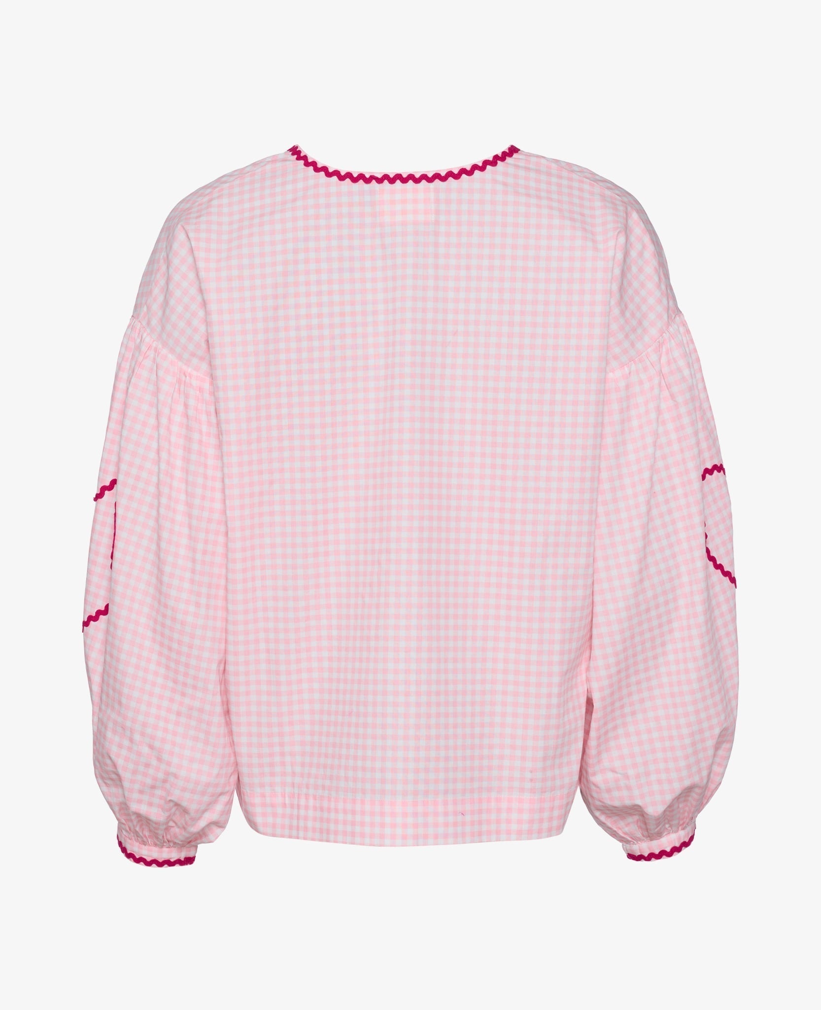 Organic Cotton Top - Pink Checks
