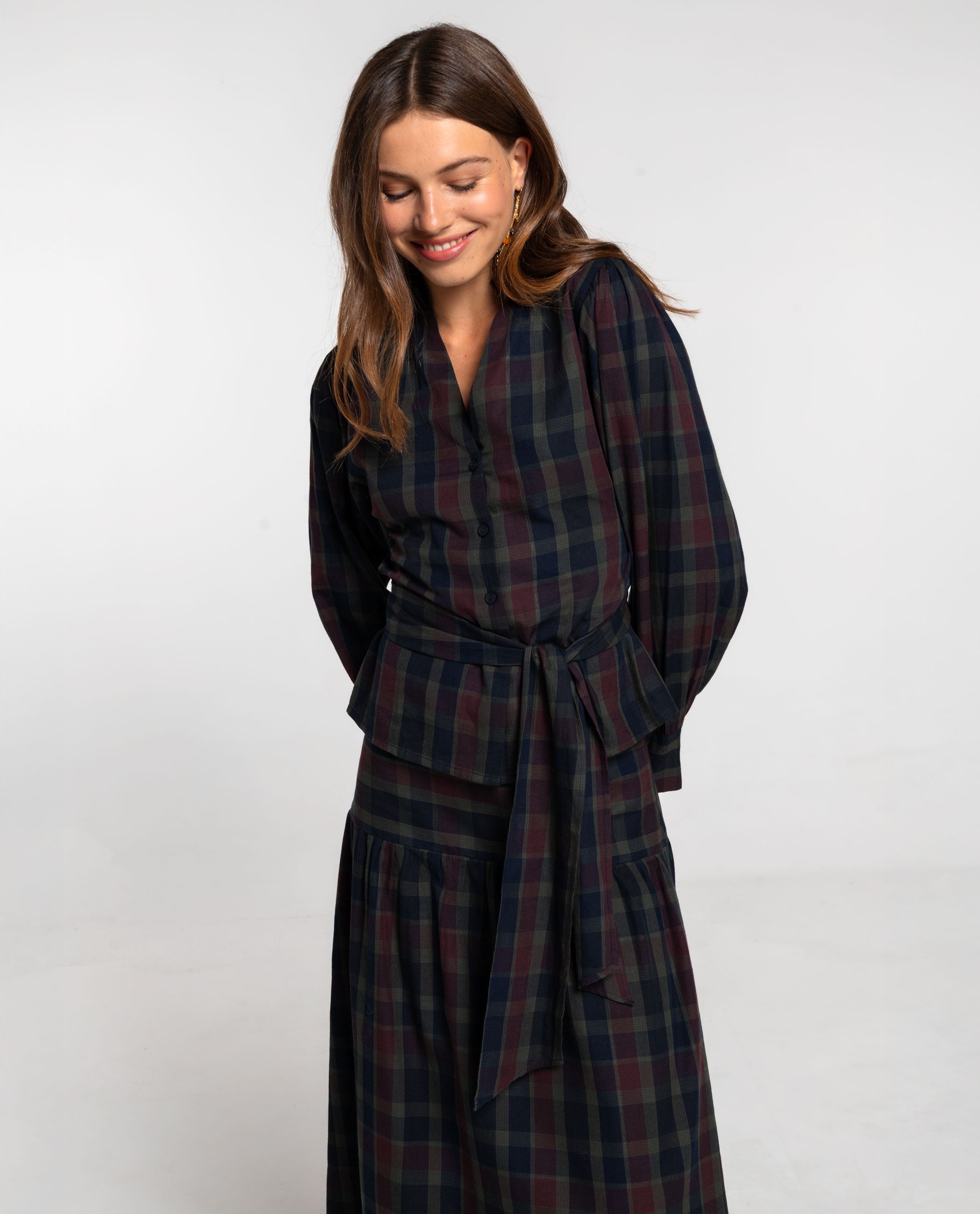 Scottish plaid pattern