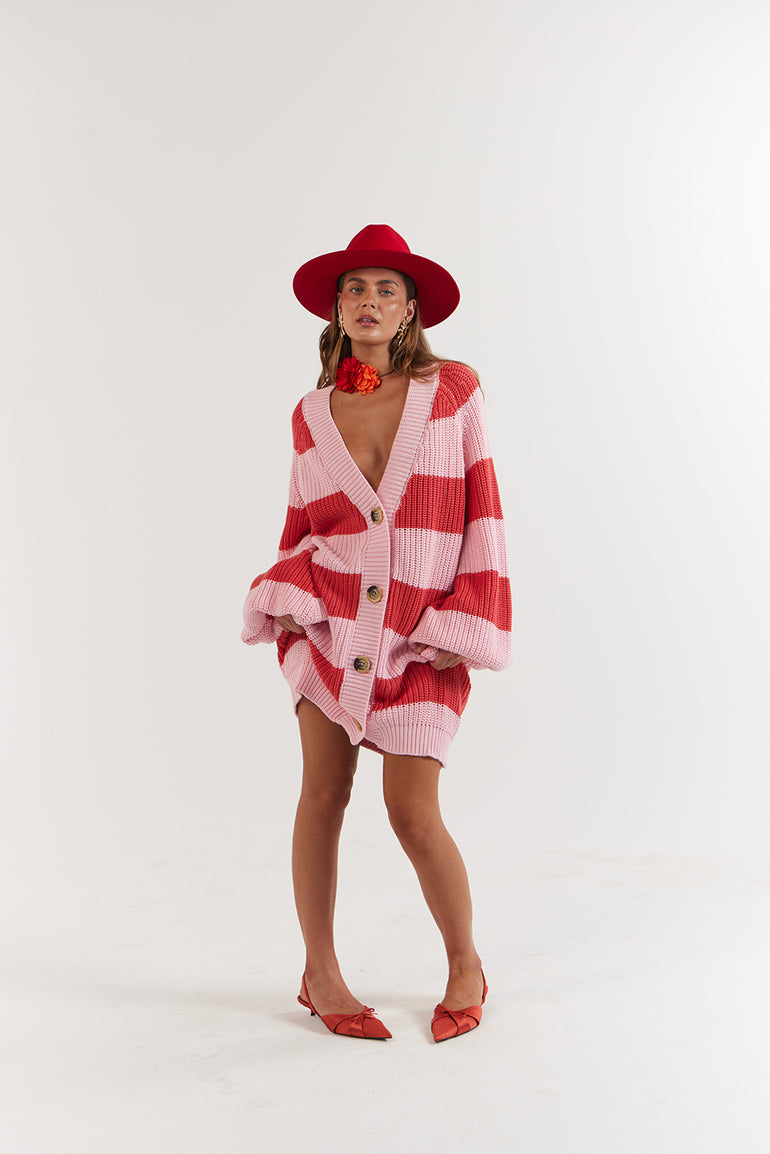Candy Steripe Cardigan