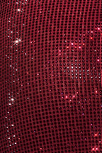 Diamante Halter Midi Dress - Mahogany