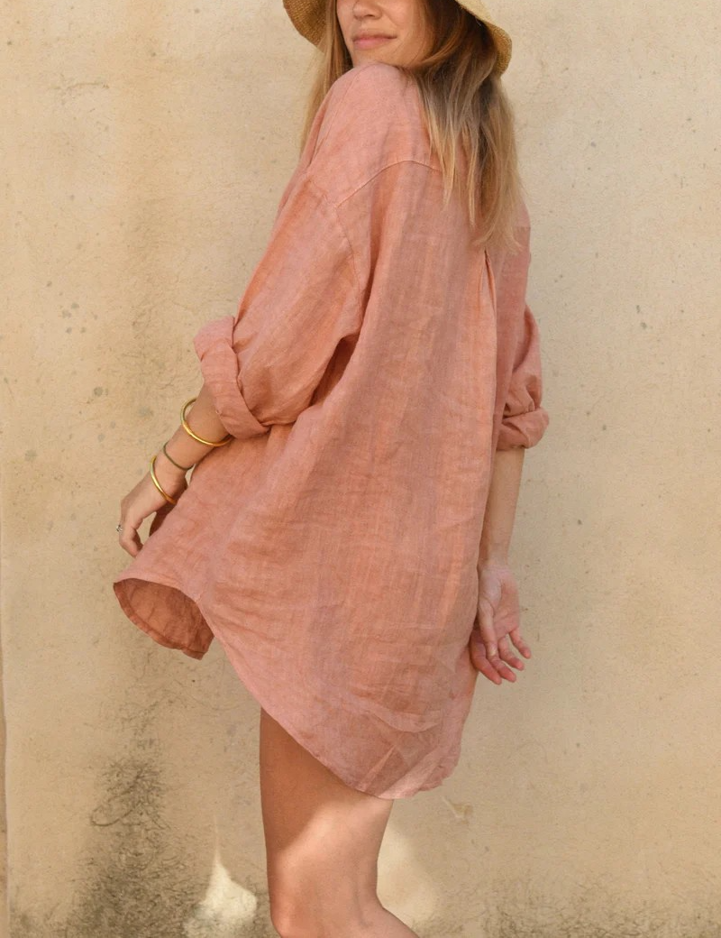 The Ultimate Oversized Faded Linen Shirt