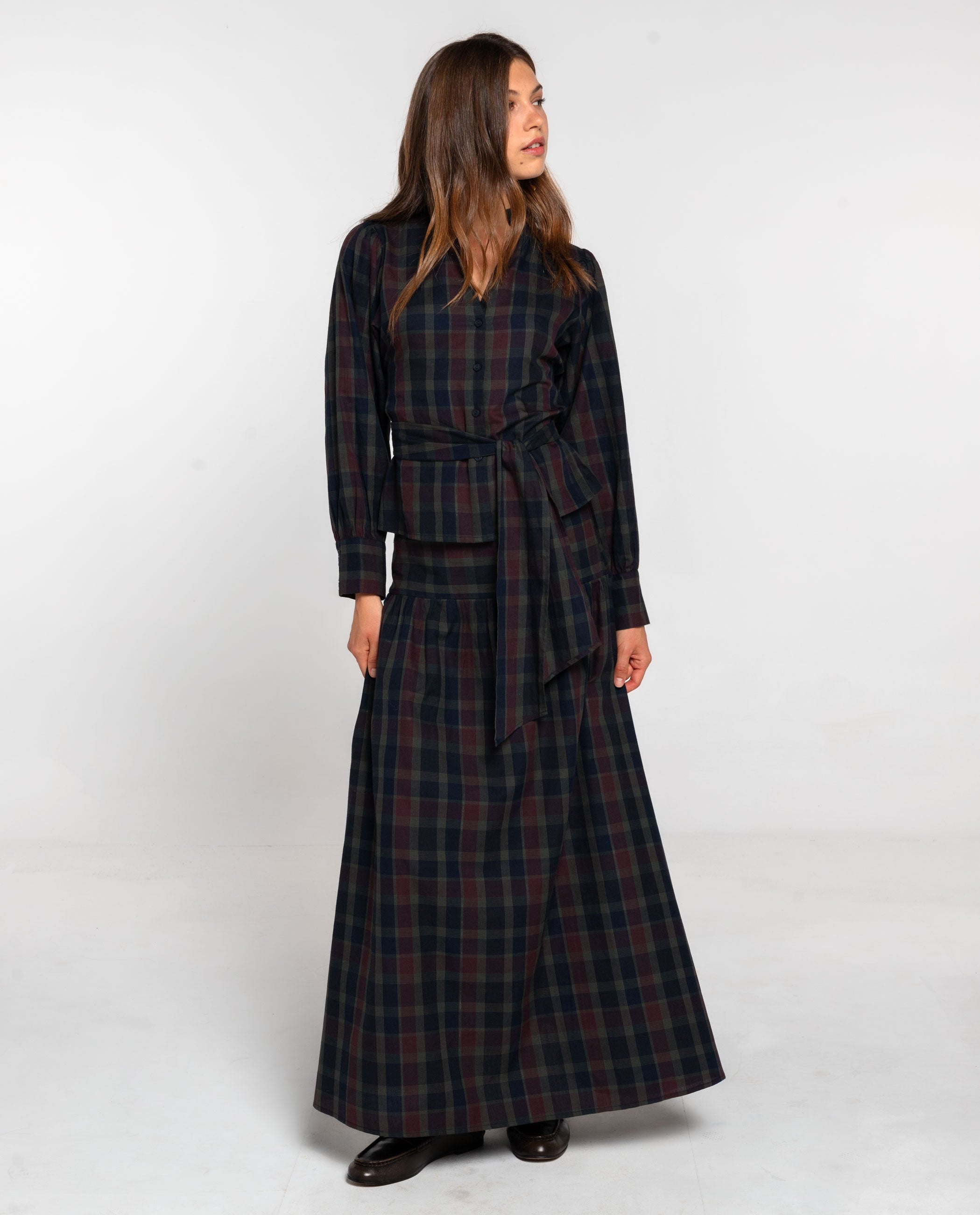 Scottish plaid pattern