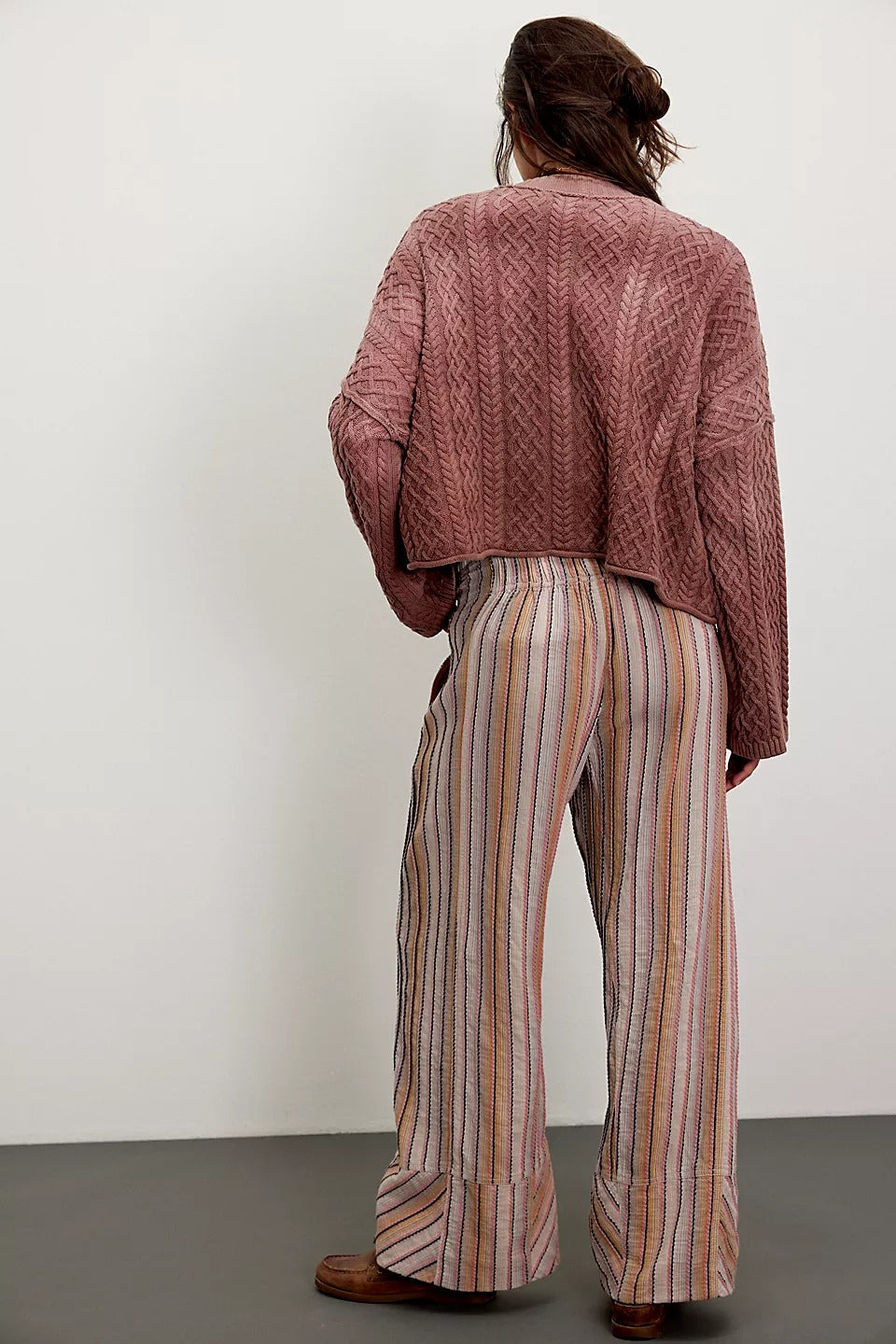 Day's End Stripe Pants - Neutral Combo