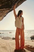 Day's End Stripe Pants - Orange