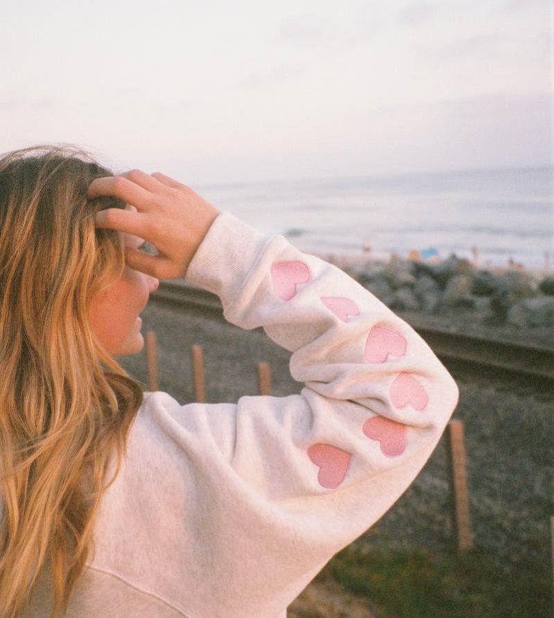 "Heart on My Sleeve" Oversized Lux Hoodie