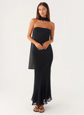 Under the Pagoda Maxi Dress - Black