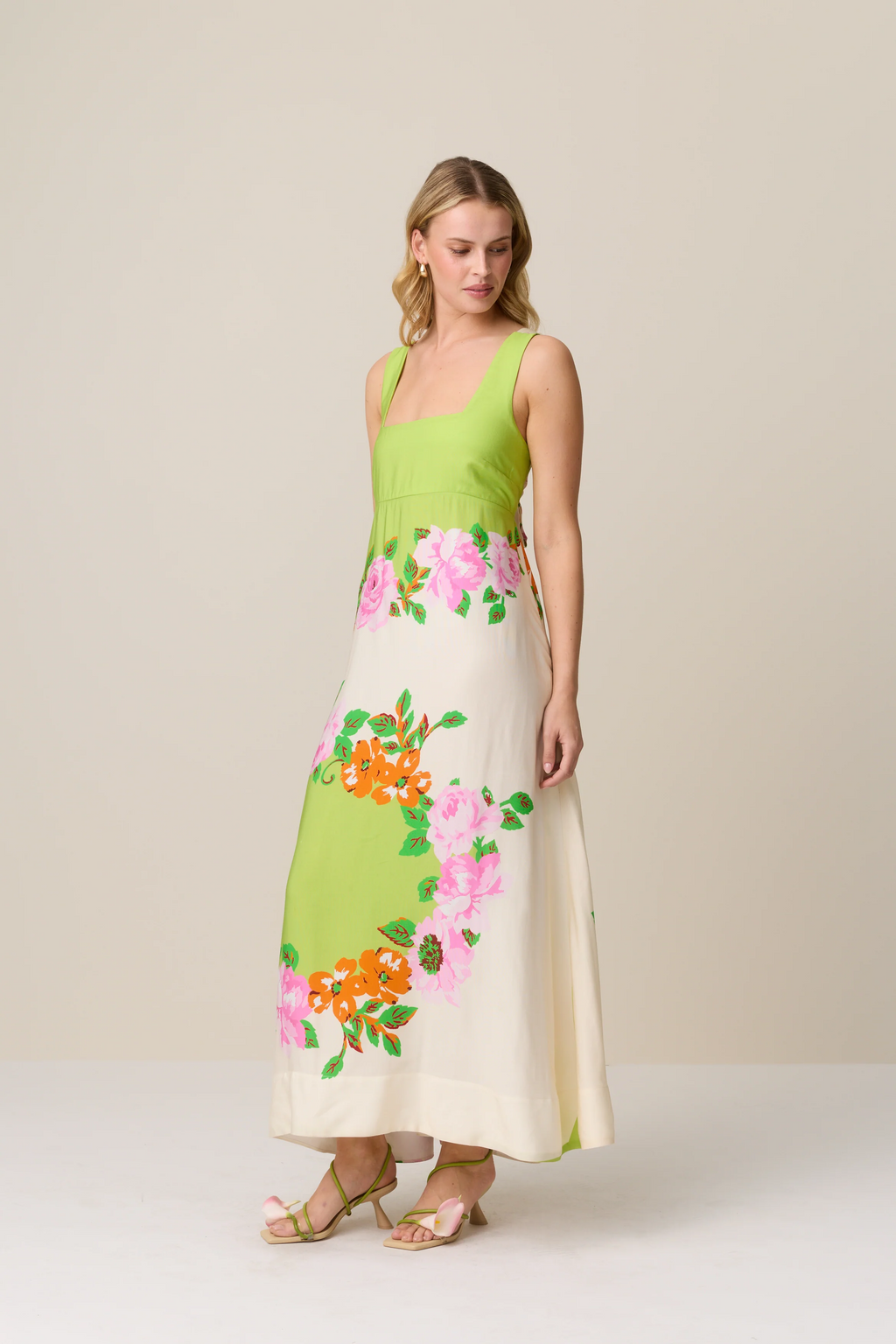 Parlour Floral Print Maxi DRESS