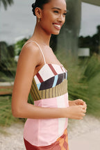 Sling Resort Linen Mini Dress