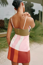 Sling Resort Linen Mini Dress