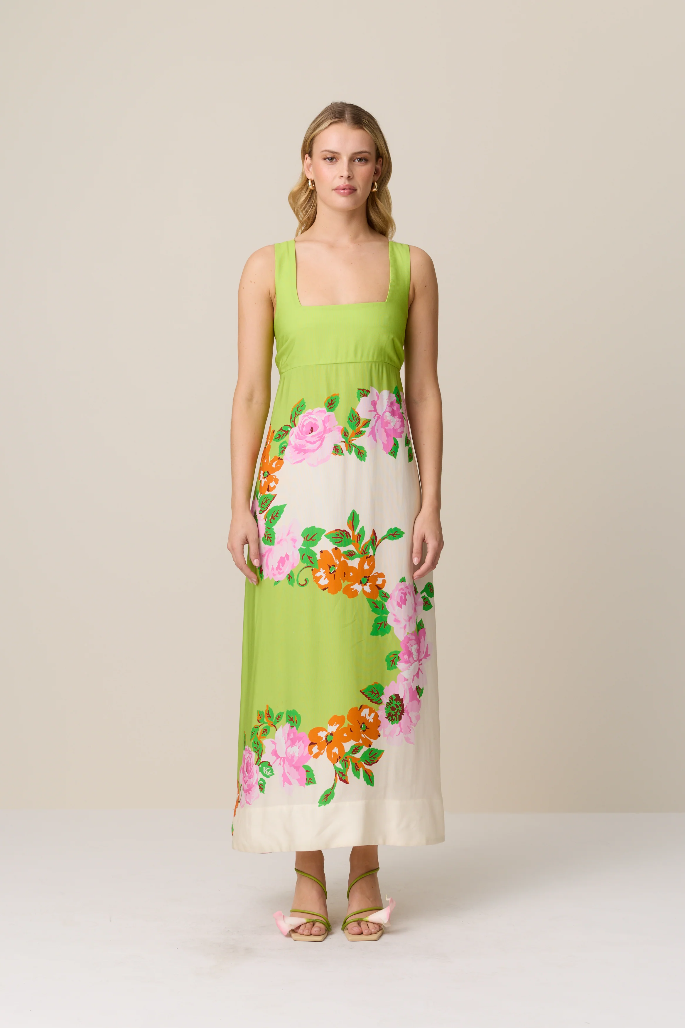 Parlour Floral Print Maxi DRESS