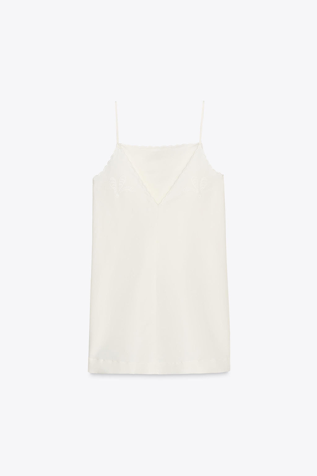 Embroidered Linen Dress