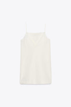 Embroidered Linen Dress