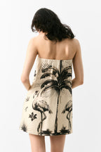 Draped Bandeau Dress