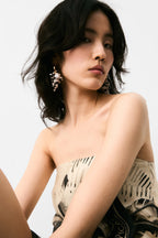 Draped Bandeau Dress